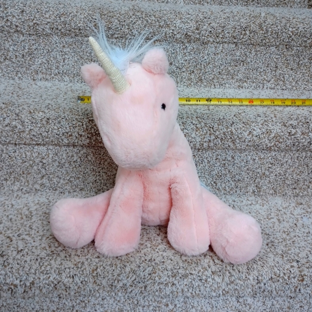 Animal Adventure Large Pink Plush Sitting Unicorn